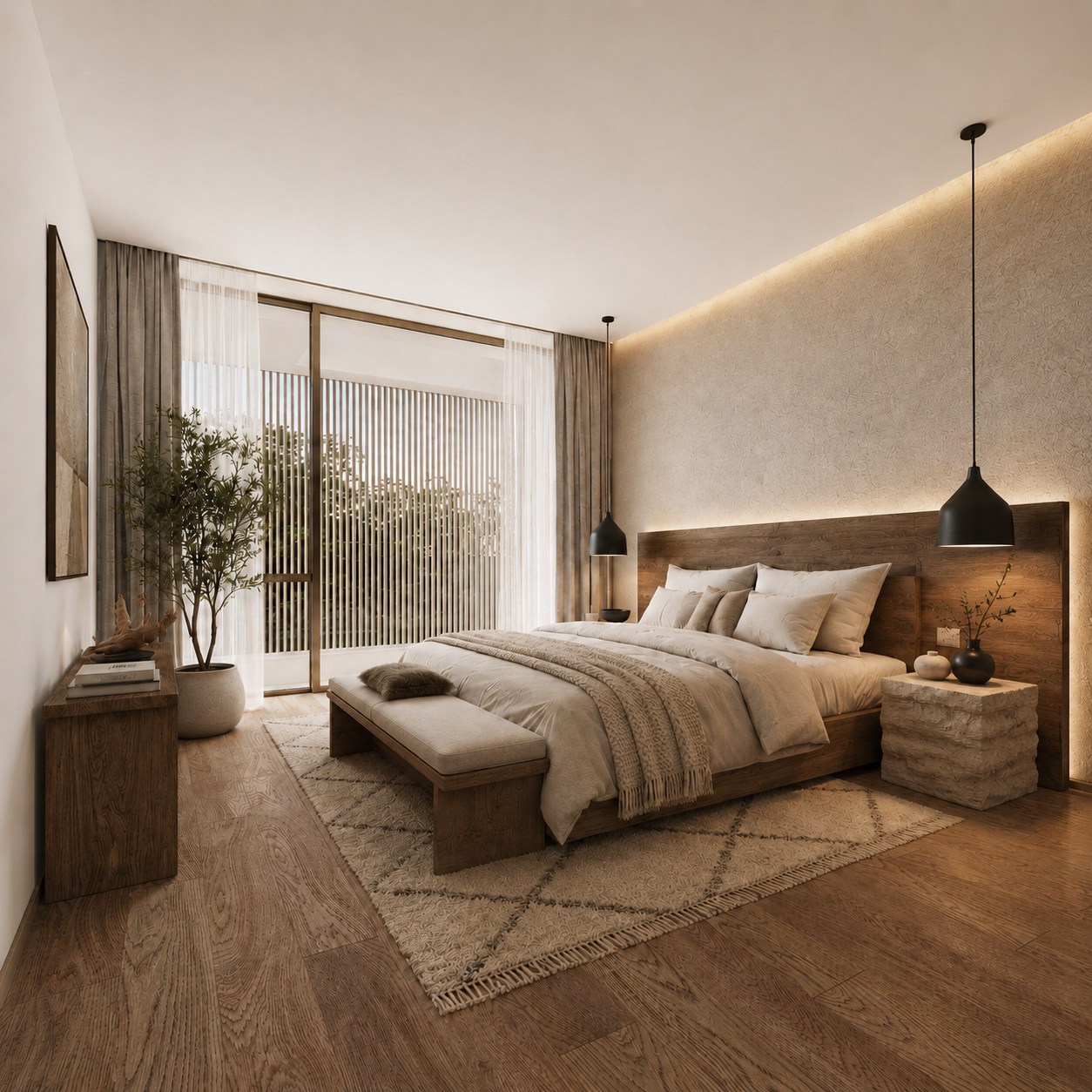 Chambre parentale, ambiance 2.