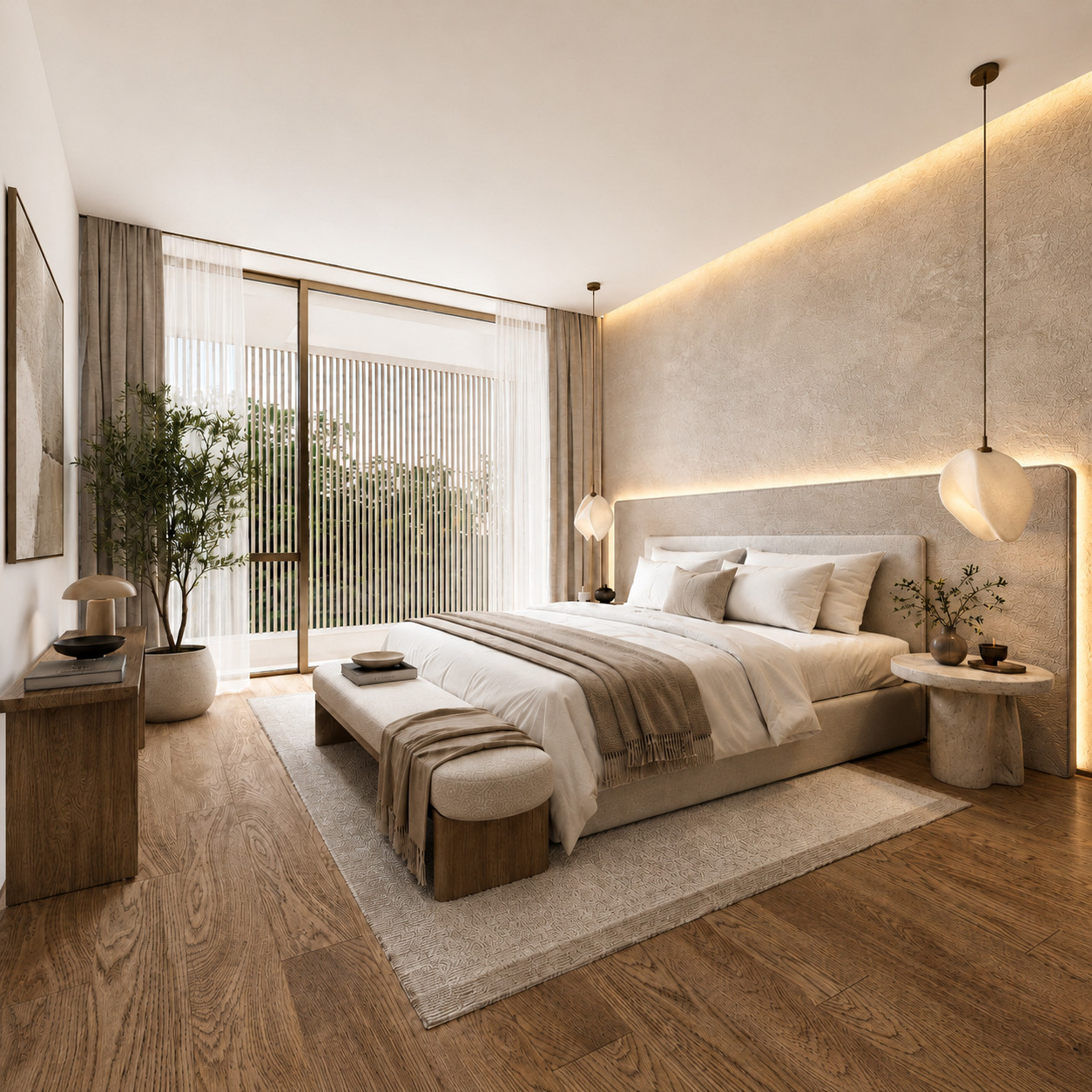 Chambre parentale, ambiance 1.