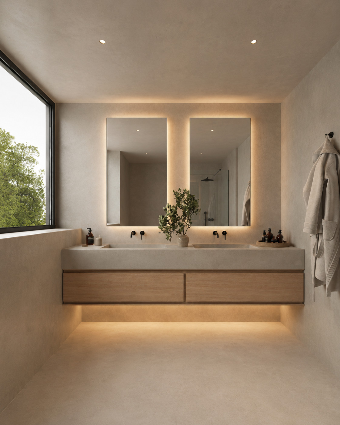 Salle de bains, ambiance 2.